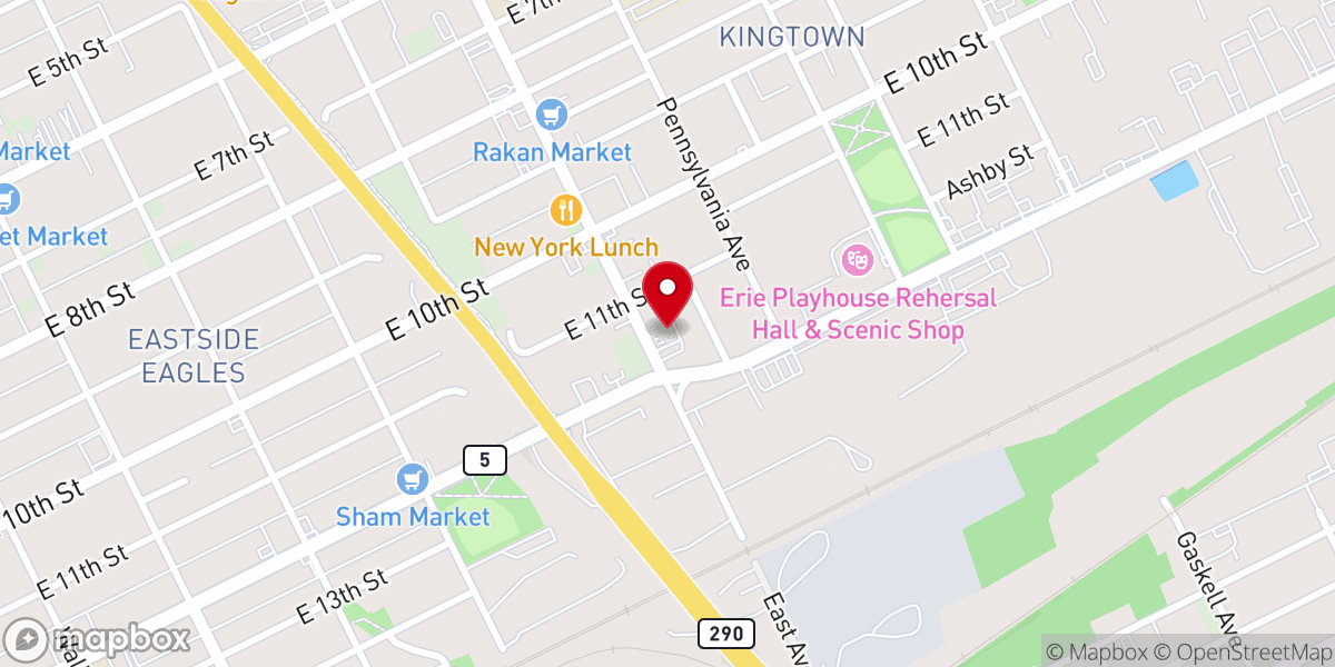 Map showing location of Saint Nicholas Orthodox Church