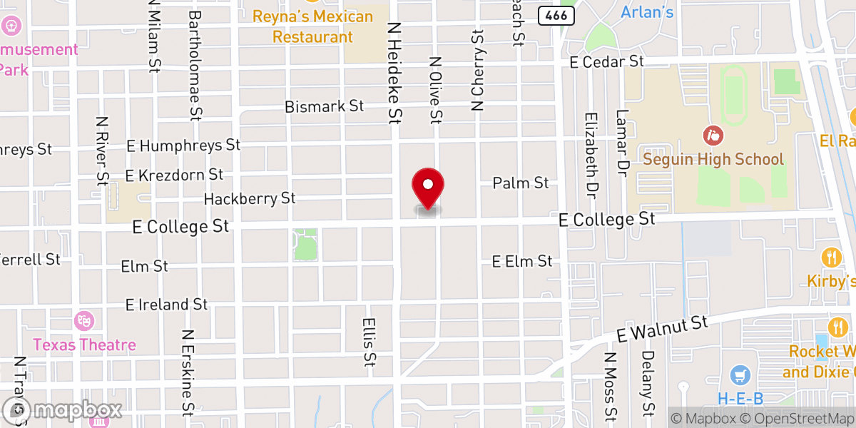 Map showing location of Faith Community Church
