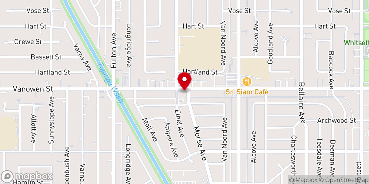 Map showing location of St. Paul Assyrian Chaldean Catholic Church
