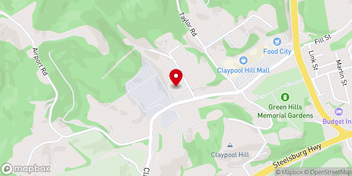 Map showing location of UPS Customer Center