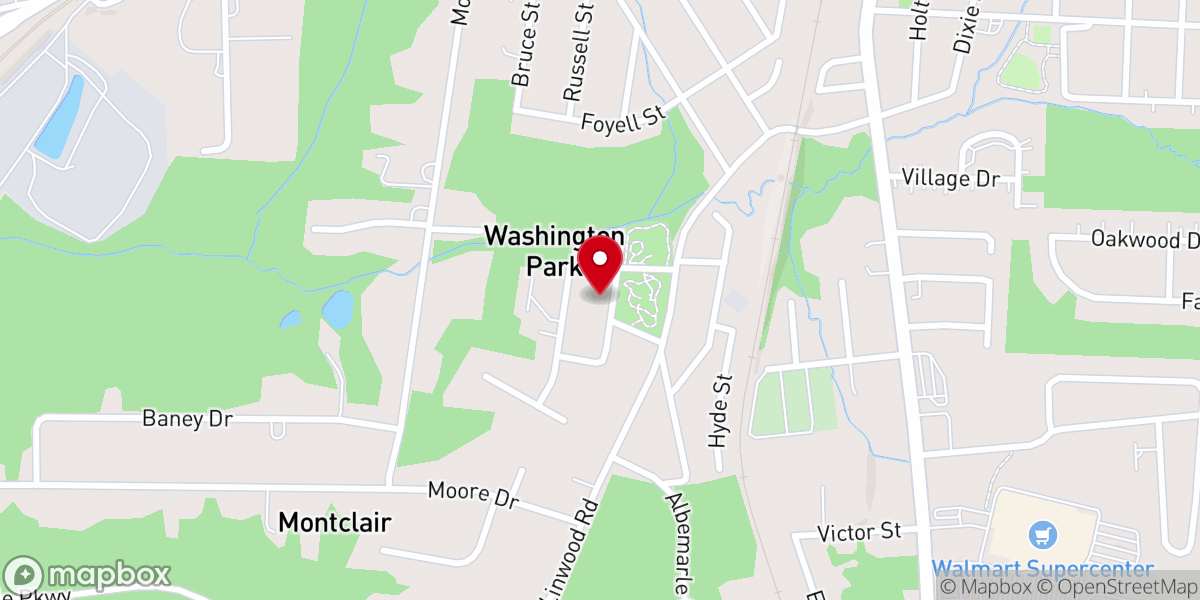 Map showing location of Church of God Prophecy