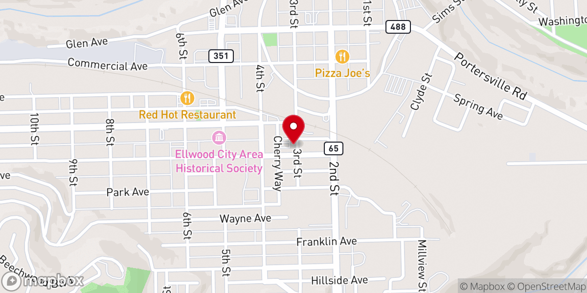 Map showing location of Divine Grace Parish - Holy Redeemer Office