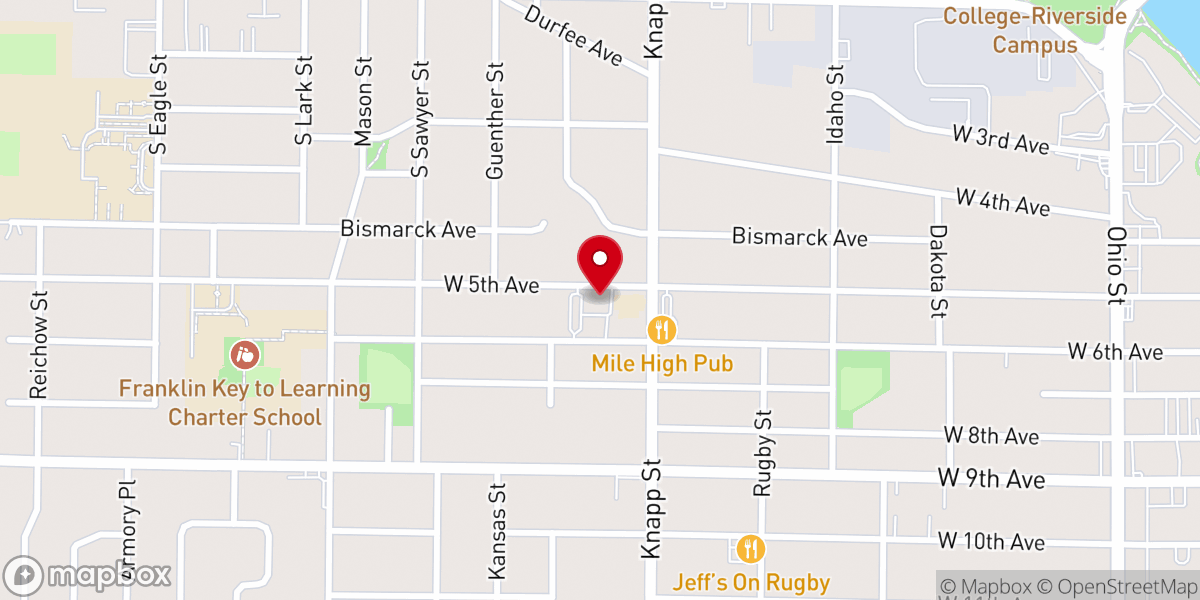 Map showing location of St. Jude the Apostle Parish (Office)