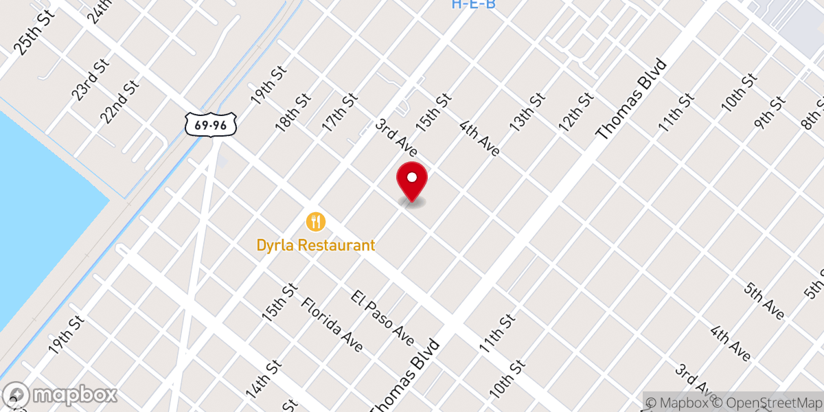 Map showing location of Adonay Ministries Inc