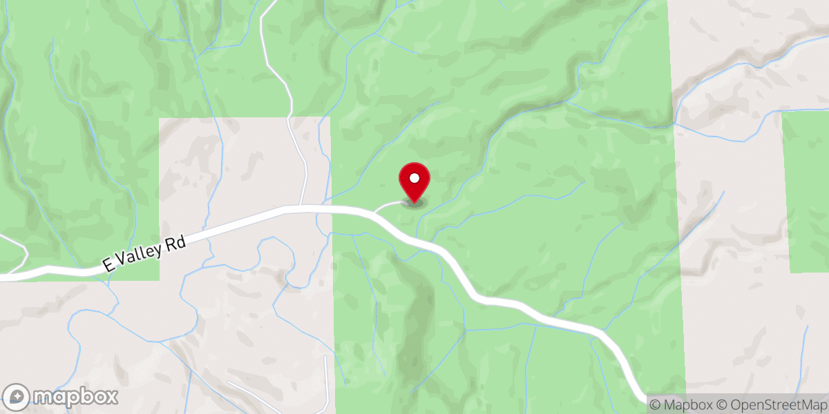 Map showing location of Lower Columbia Baptist Church Camp