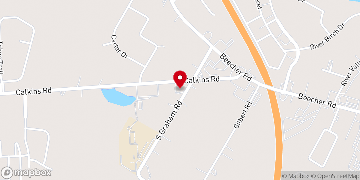 Map showing location of El Shaddai Church
