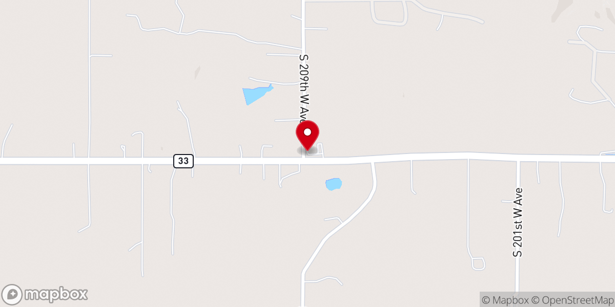 Map showing location of Blue Bell Church
