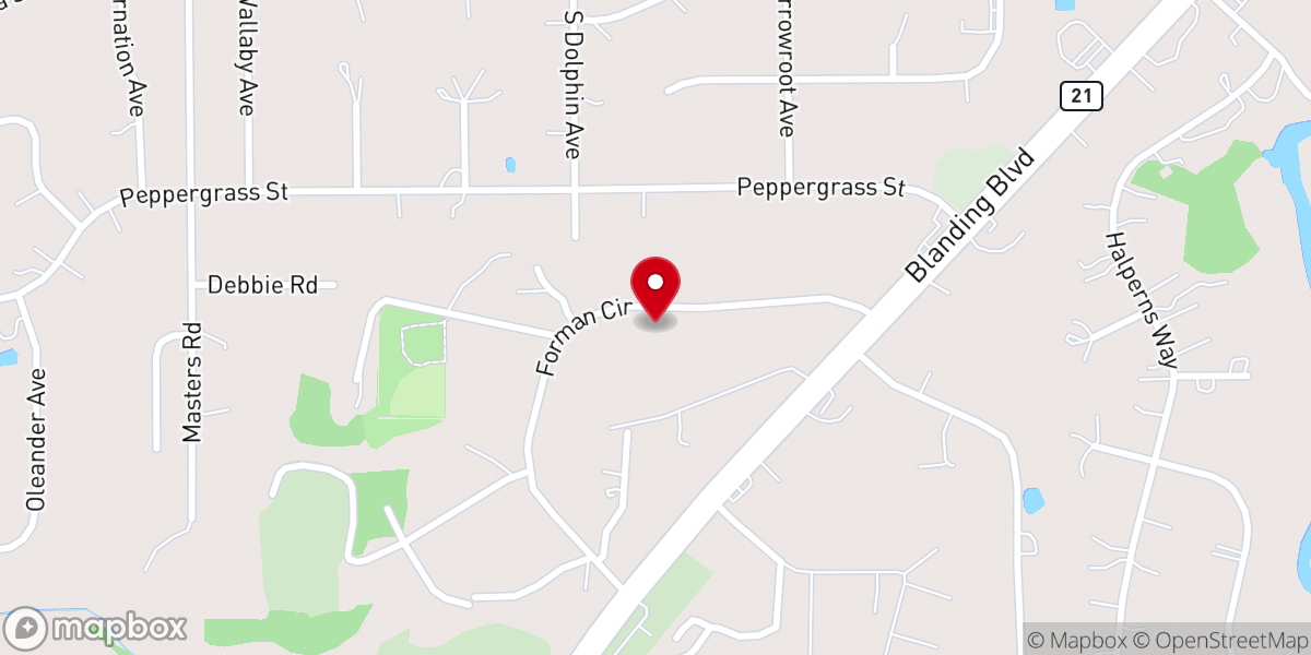 Map showing location of St Mark Missonary Baptist Church