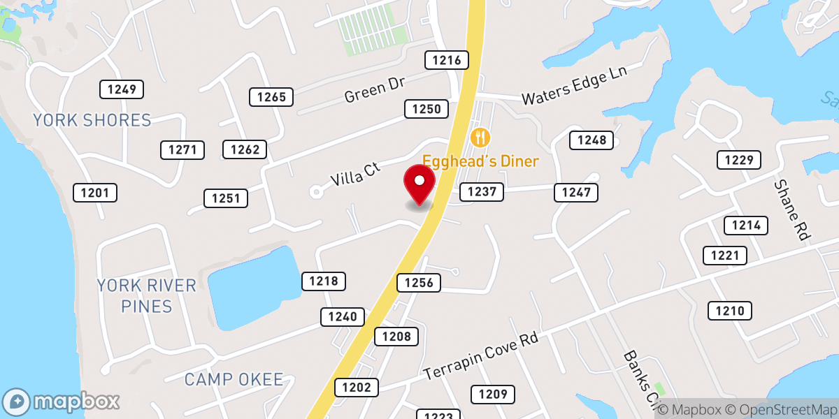 Map showing location of House Of David