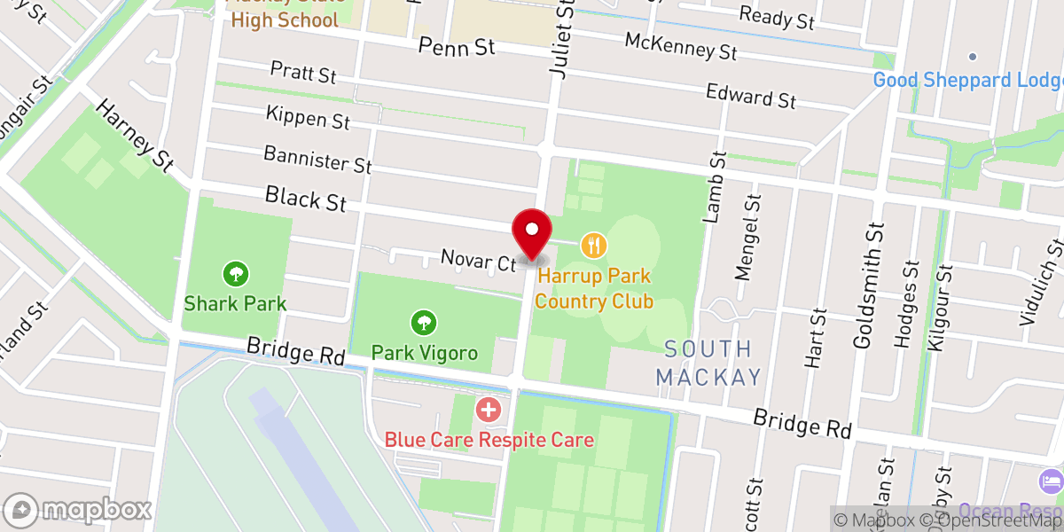 Map showing location of Saint Mary's Church