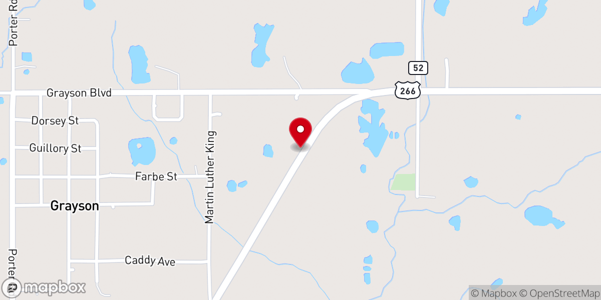 Map showing location of New Covenant Tabernacle Church