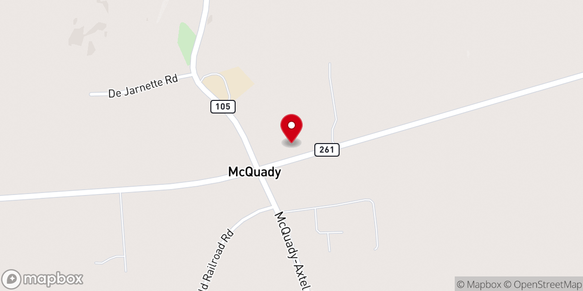 Map showing location of Pleasant View Baptist Church