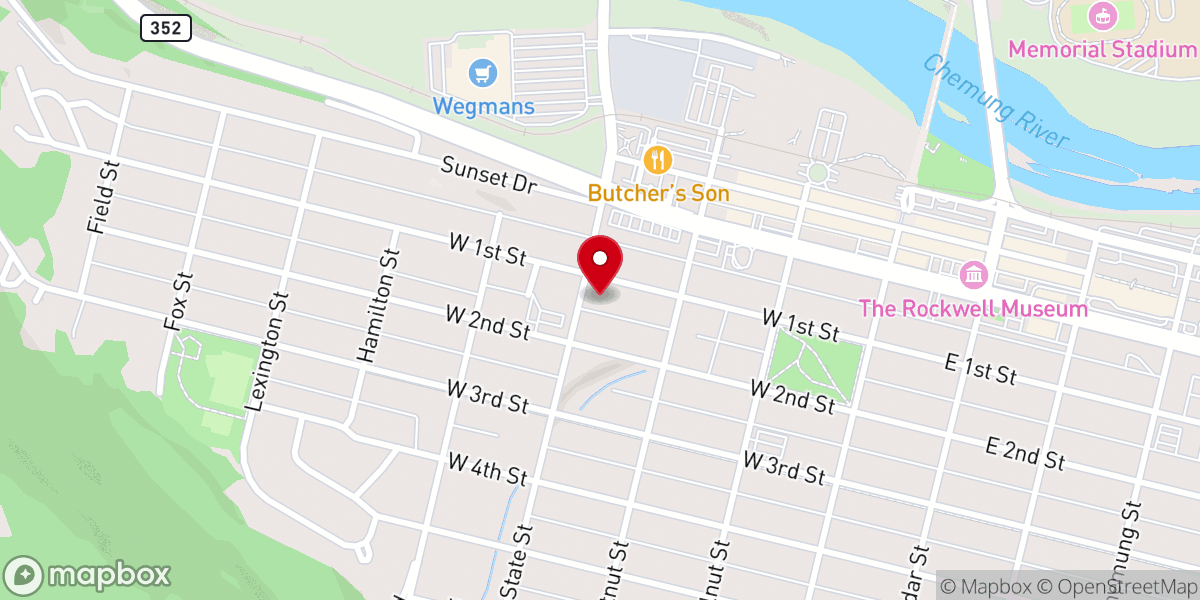 Map showing location of All Saints Parish