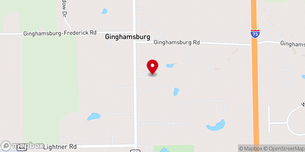 Map showing location of New Creation Counseling Center