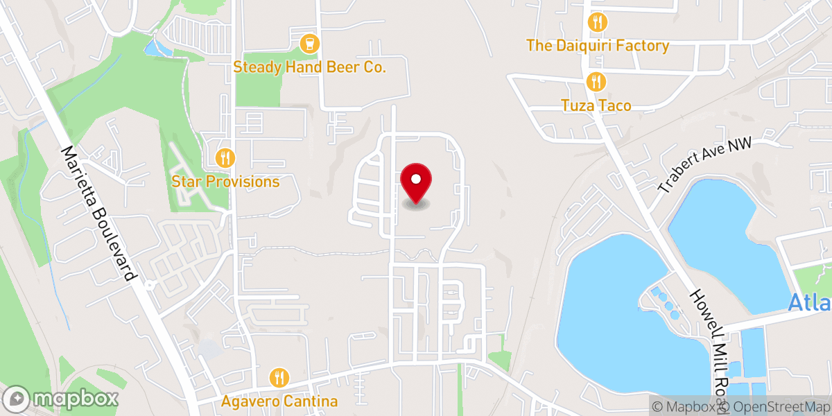 Map showing location of Victory Church - Midtown
