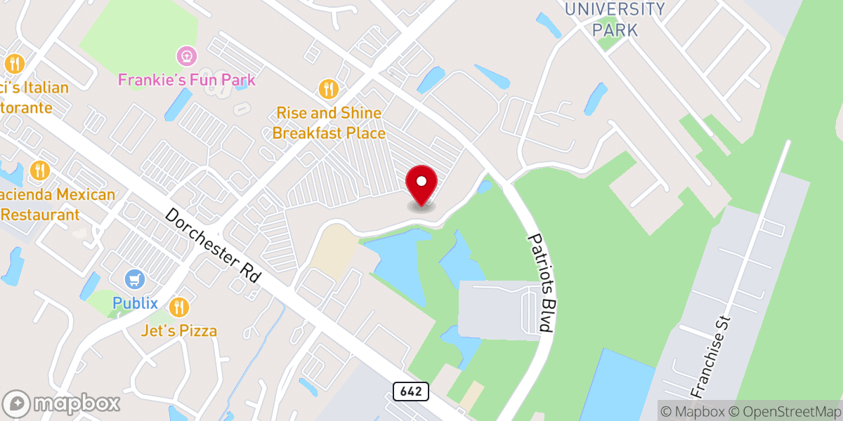 Map showing location of Charleston Revival Tabernacle