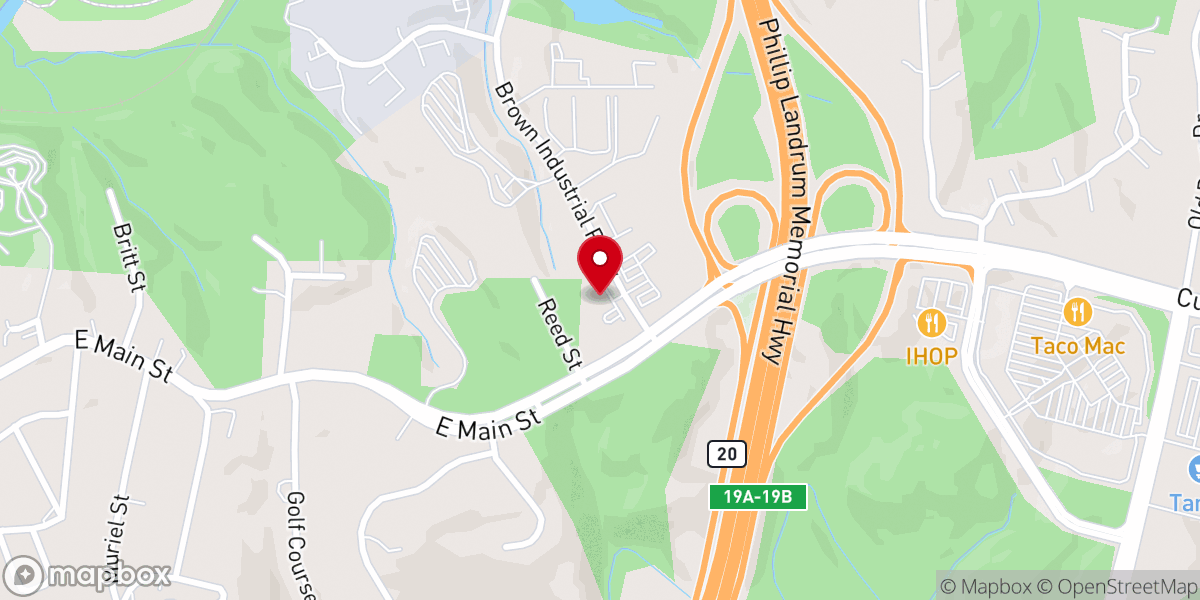 Map showing location of T N T Ministries Inc