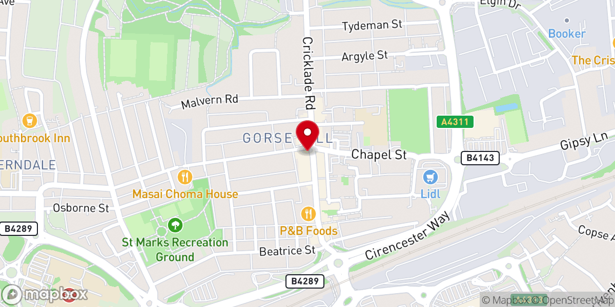 Map showing location of Bible Life Fellowship Centre