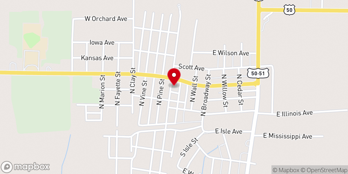 Map showing location of Sandoval Apostolic Church Of Jesus Christ