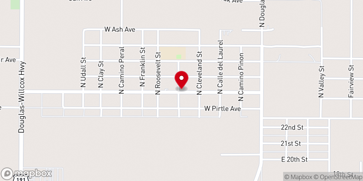 Map showing location of Religious Educational Center