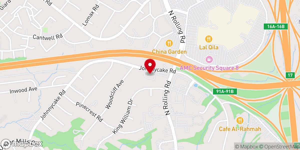 Map showing location of Church of Christ Westside