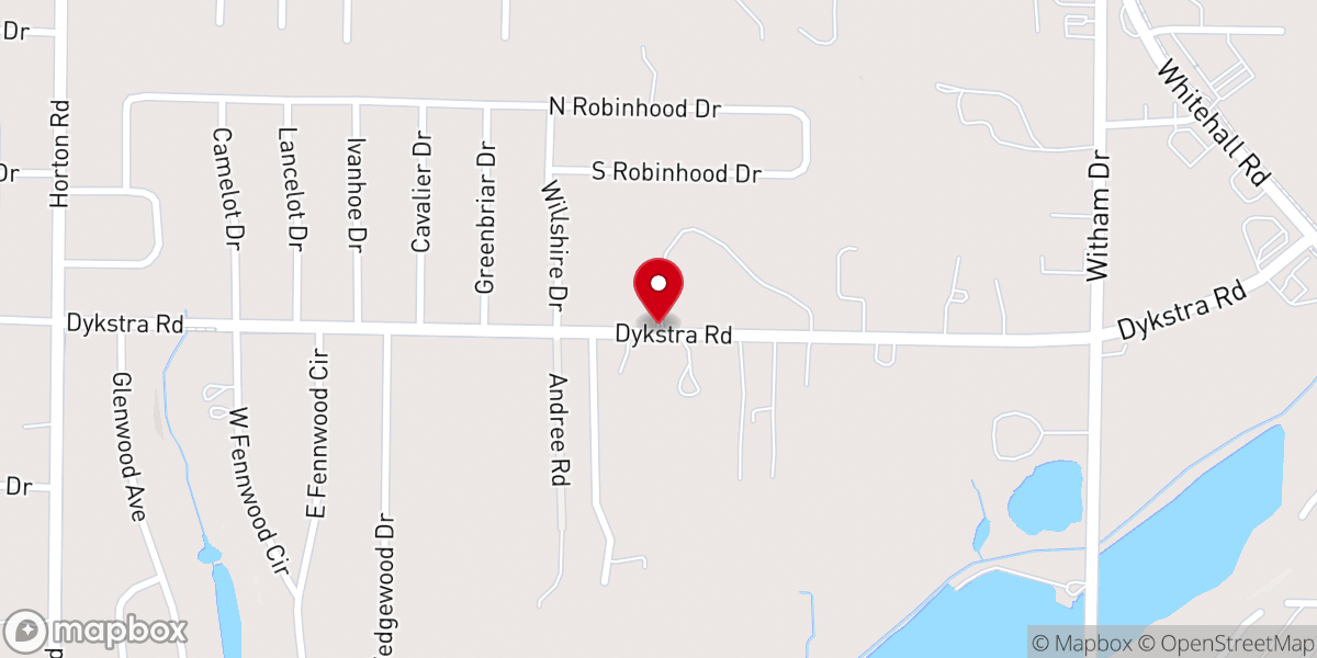 Map showing location of St Mary of the Woods Office