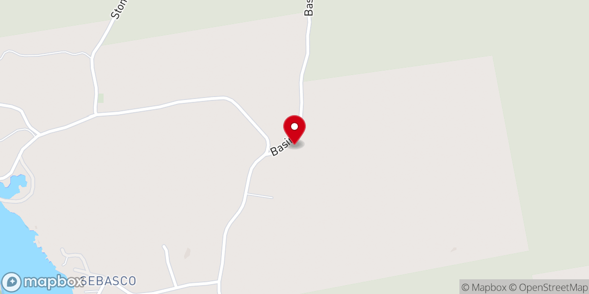 Map showing location of Sebasco Estates Church of the Nazarene