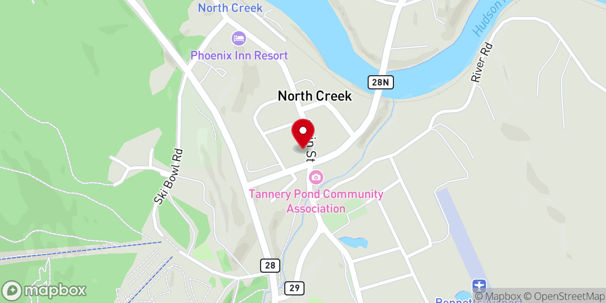Map showing location of St James Church