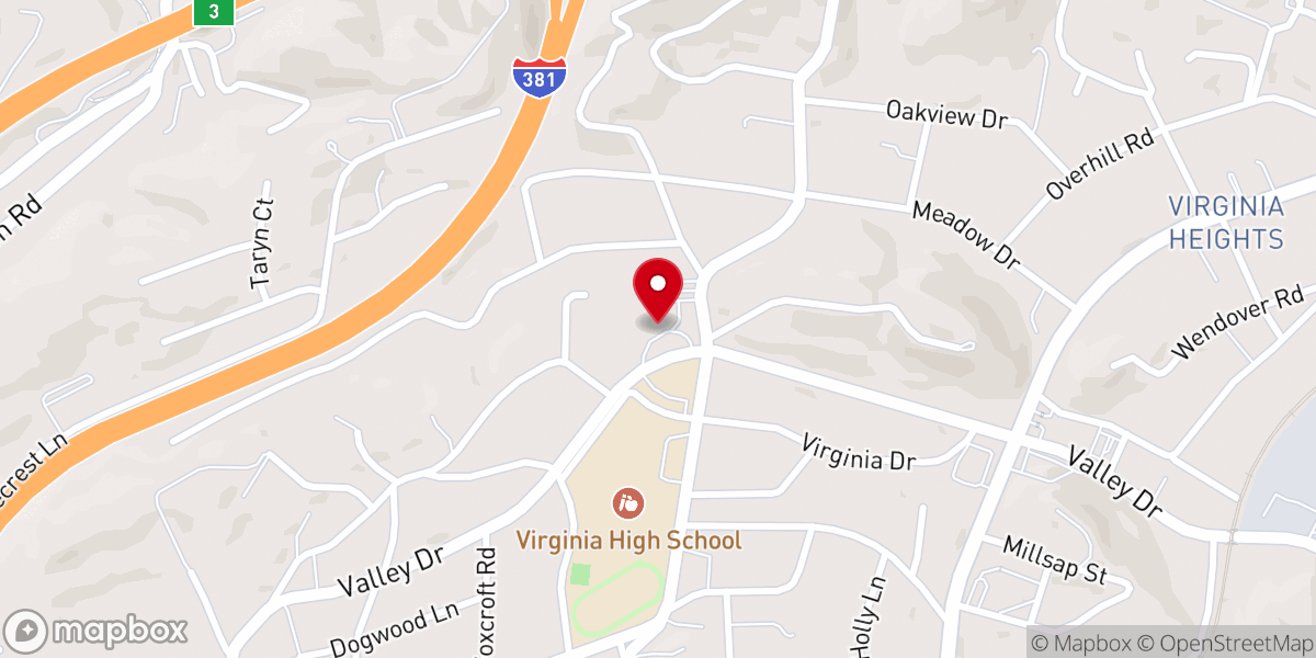 Map showing location of State Street United Methodist Church