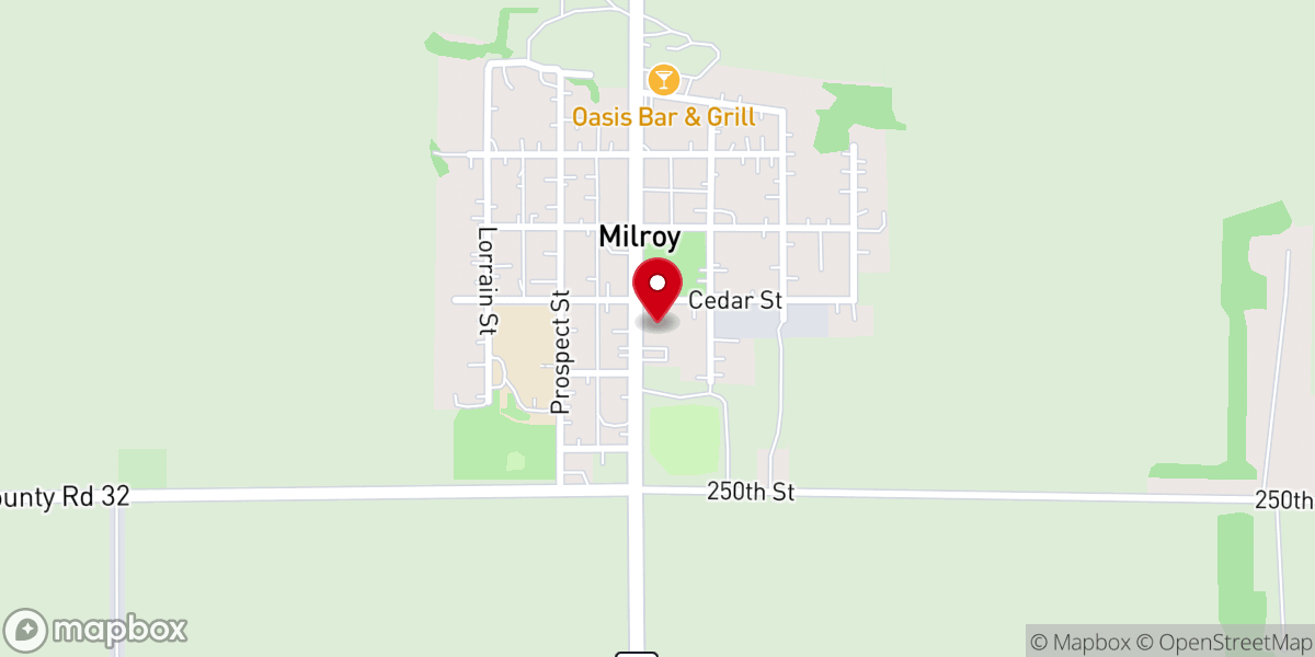 Map showing location of St Michaels Church