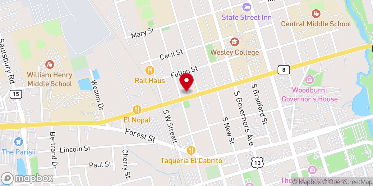 Map showing location of Church of Living God