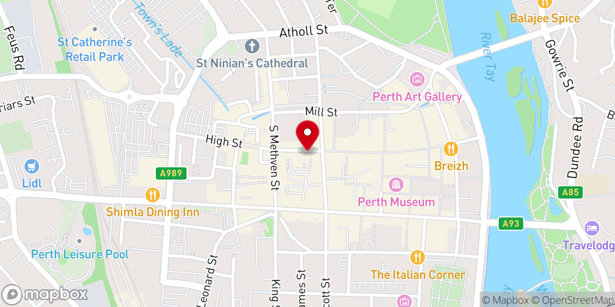 Map showing location of CATH - Churches Action For The Homeless