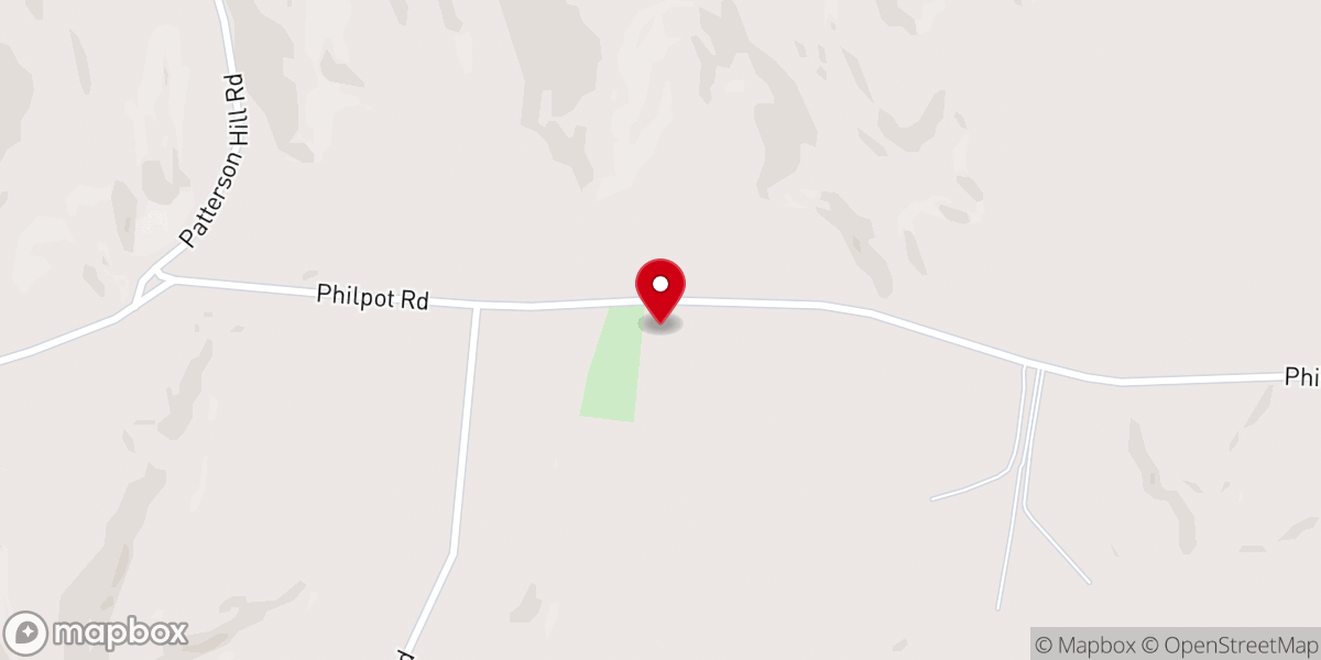 Map showing location of New Grove Baptist