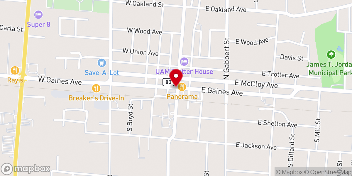 Map showing location of The Great I Am Temple