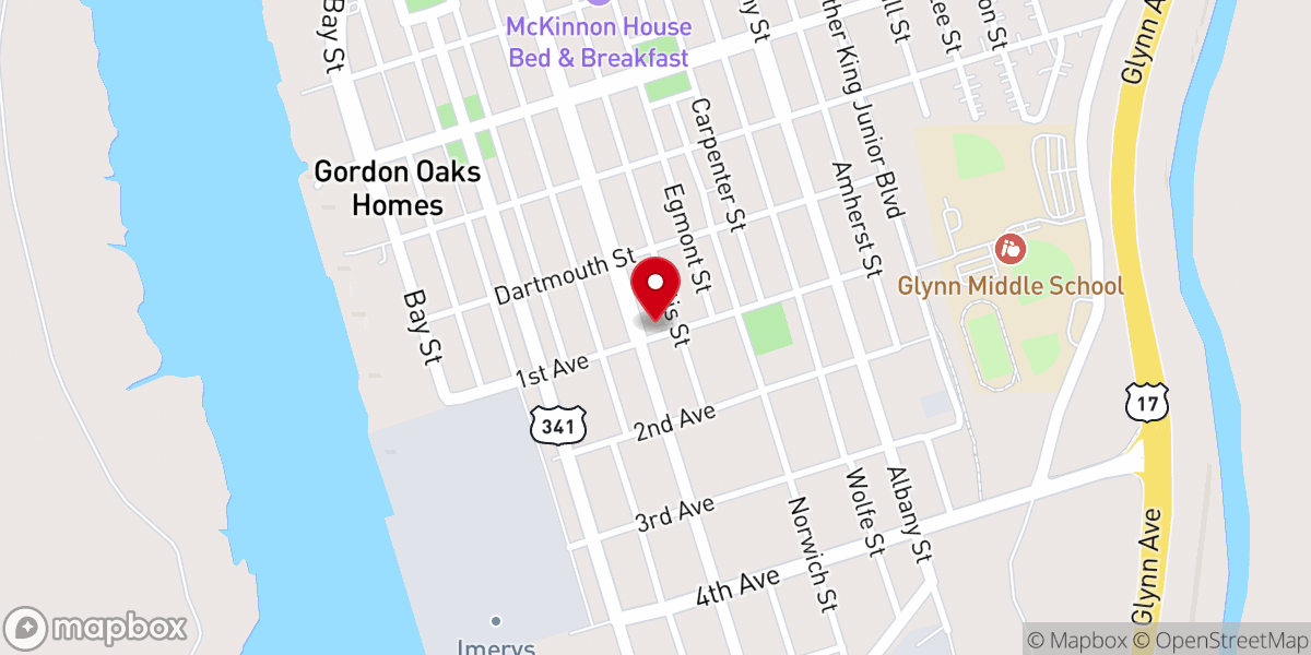 Map showing location of Highlands Mission Cooperative