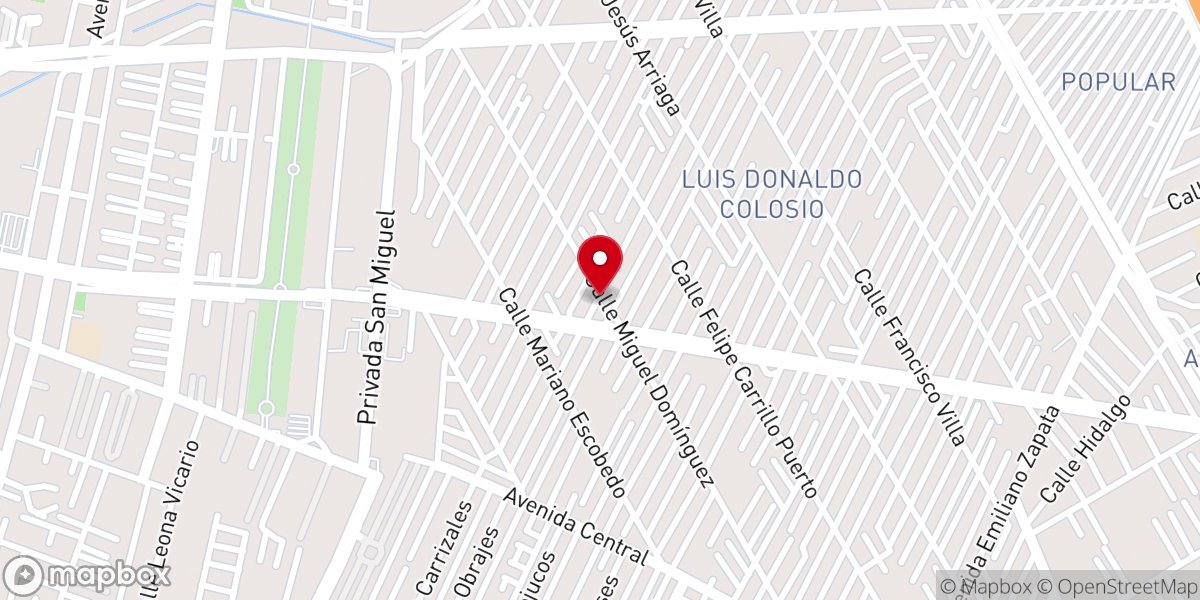 Map showing location of Iglesia Bautista Fundamental La Vid Verdadera