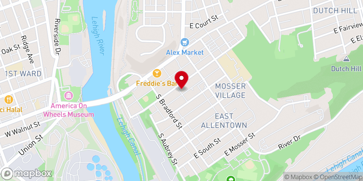 Map showing location of Ministerio Cristiano Internacional Vision Rescate