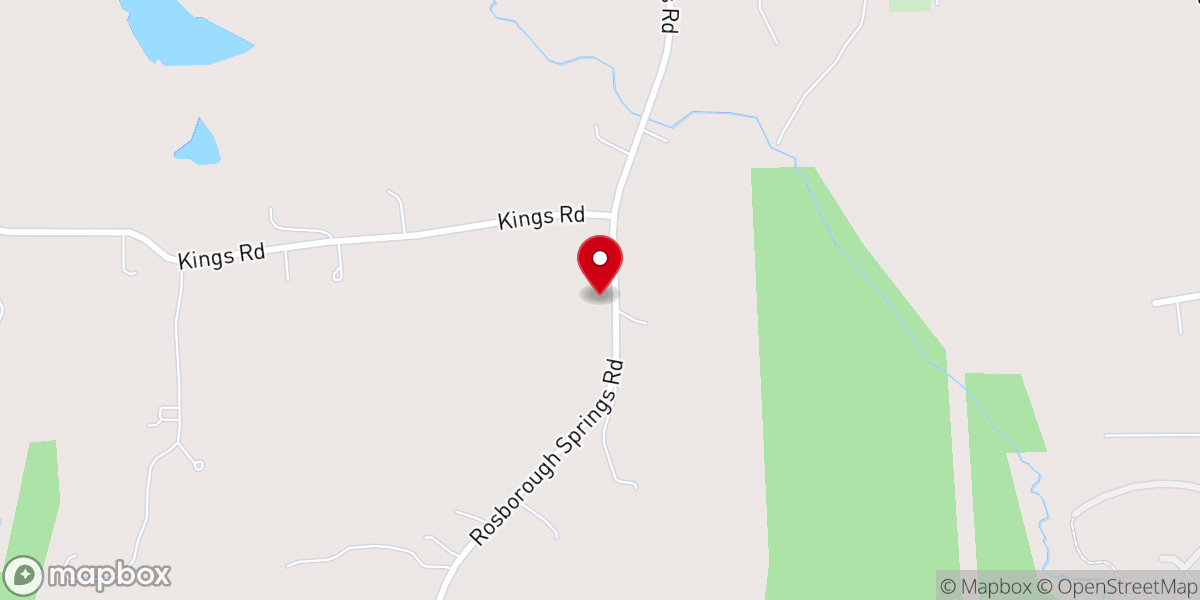Map showing location of Hope Chapel