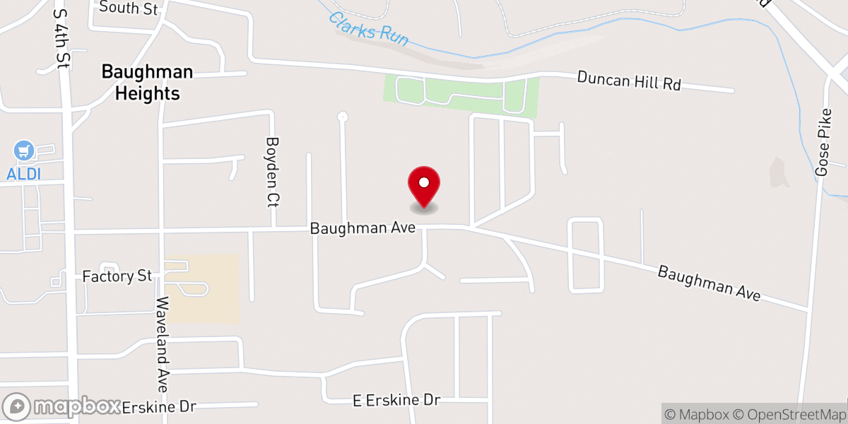 Map showing location of Covenant Church of the Nazarene