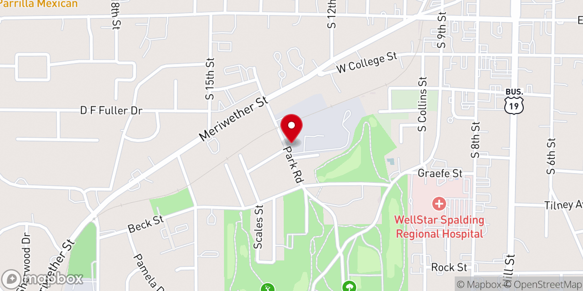Map showing location of New Mercy Baptist Church
