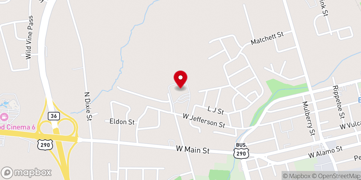 Map showing location of Grace Lutheran Church