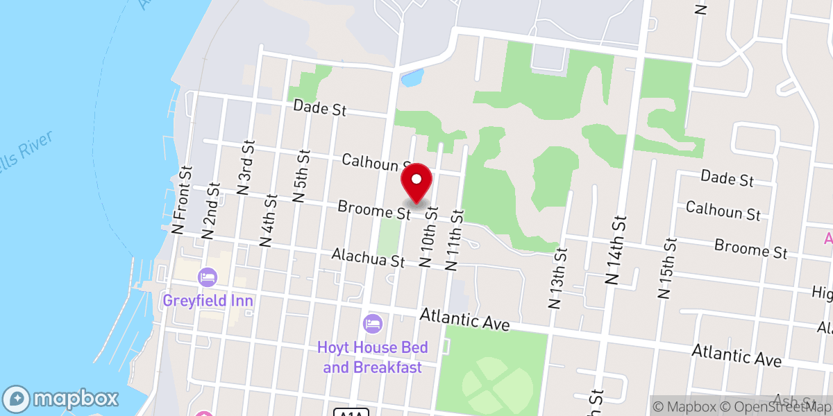 Map showing location of Harvest Outreach Ministries