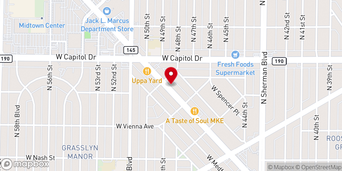 Map showing location of Latter Rain Devine Multi-Cultural Ministries