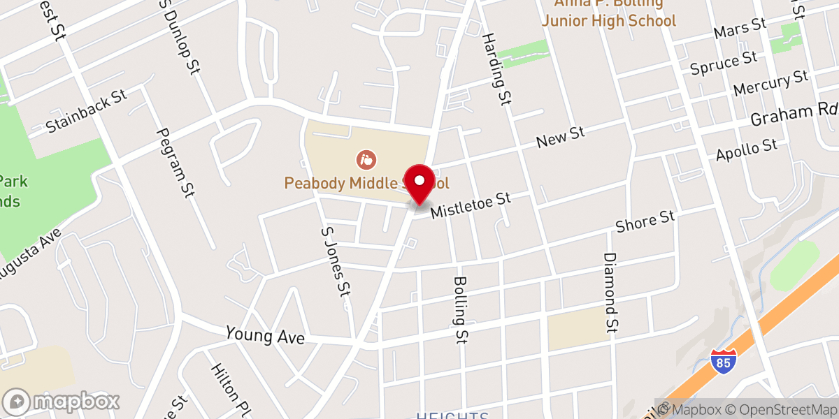 Map showing location of IMPACT NATION CHURCH-PETERSBURG