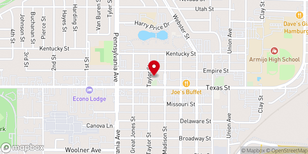 Map showing location of Restoration City Church