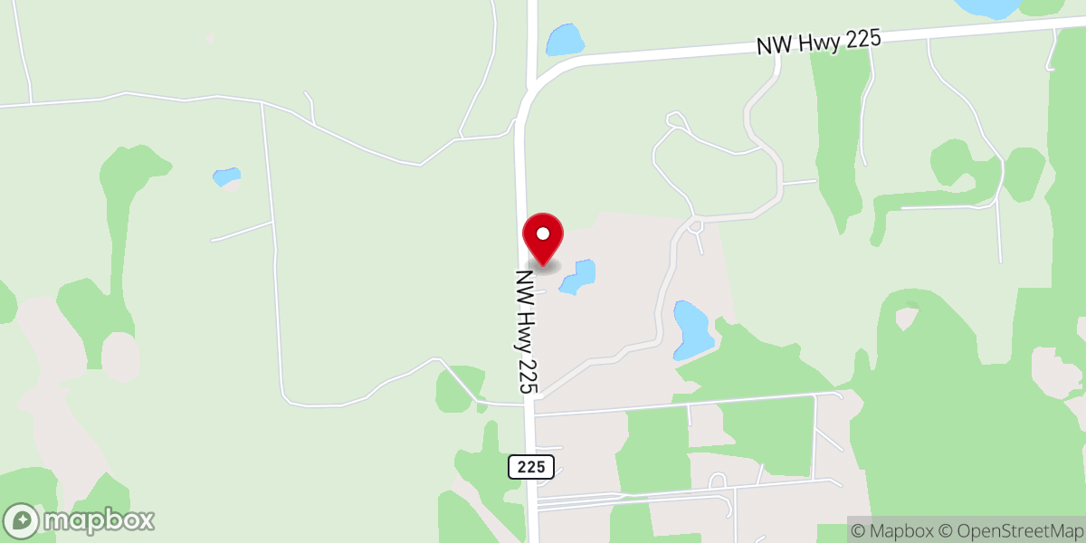 Map showing location of Liberty Chapel Missionary Baptist Church