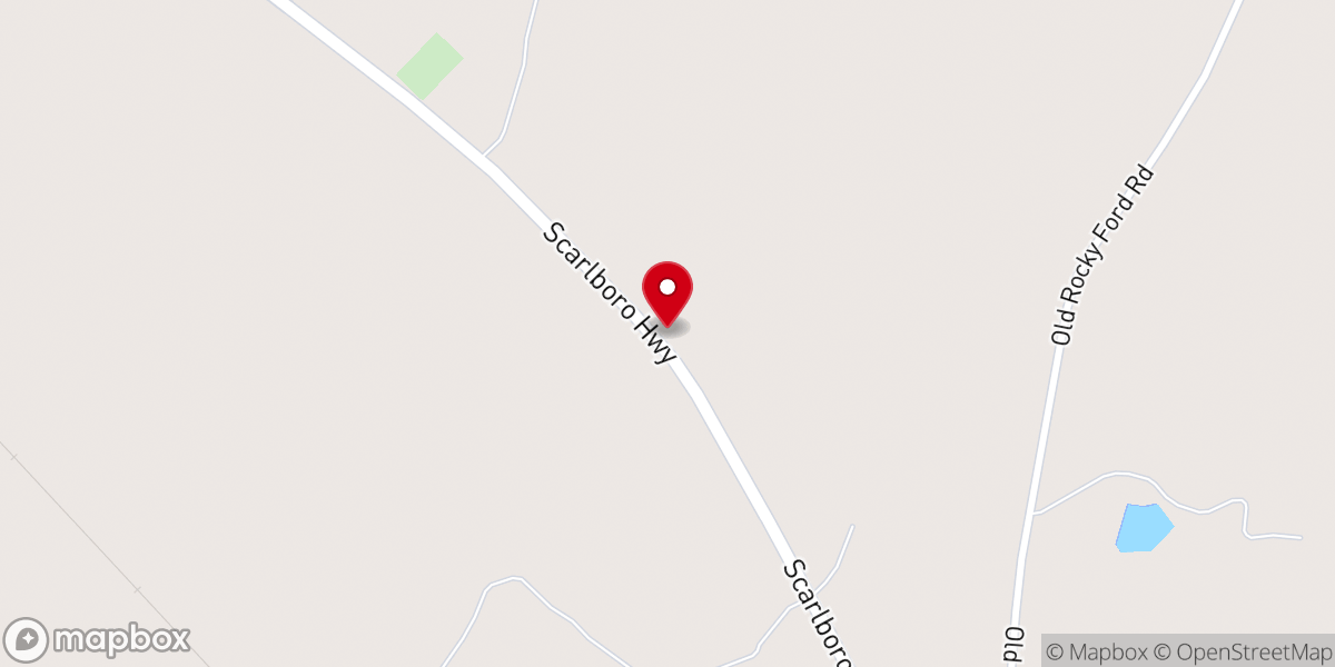 Map showing location of Parker Grove Missionary Baptist Church