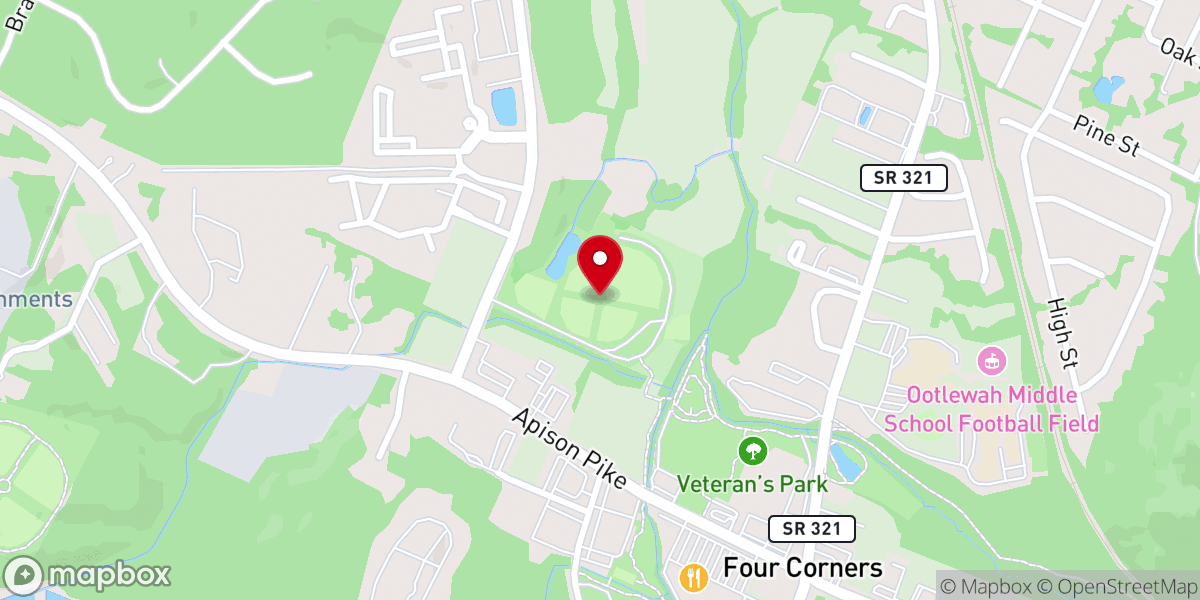 Map showing location of Seas-american Youth & Sports Inc