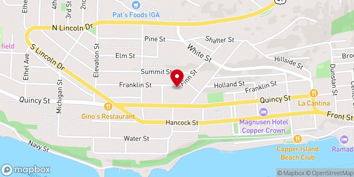 Map showing location of Chapel of Saint Matthew