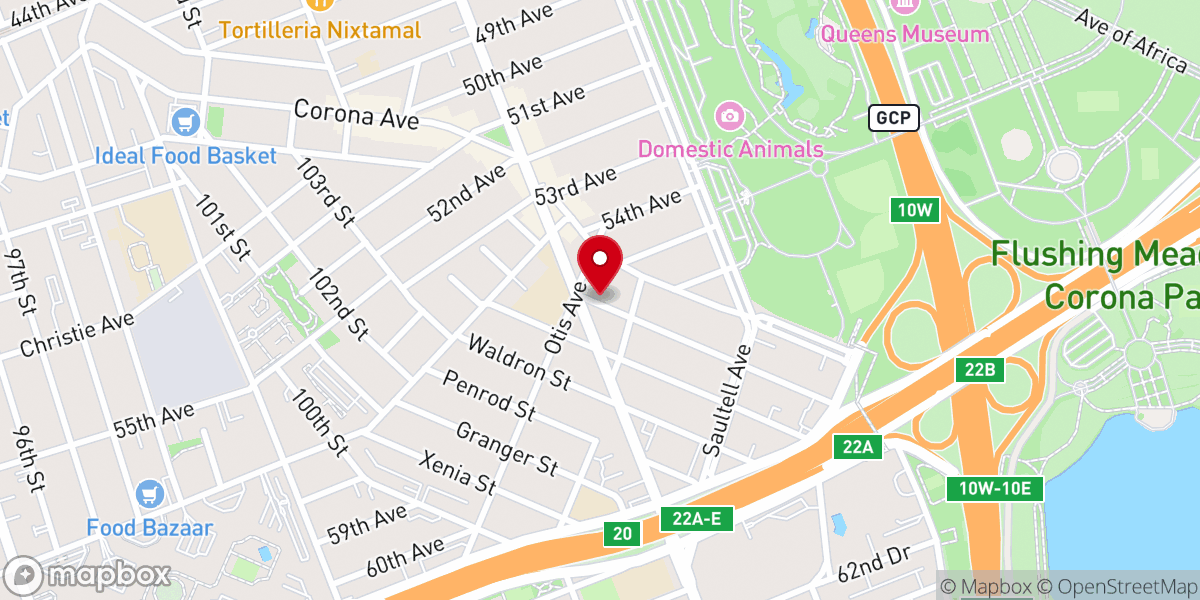 Map showing location of Apostolic Church International Emmanuel Assembly